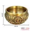 Eight Blessings Copper Golden Toad Treasure Bowl Home Office Craft Ornament Wholesale One Piece Dropshipp