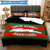 Set Lenzuola con Stampa 2D Design Logo Coniglio NRL 3 Pezzi (Include 1 Copripiumino + 2 Federe Senza Imbottitura), Decorazione camera da letto, Regalo ventilatore