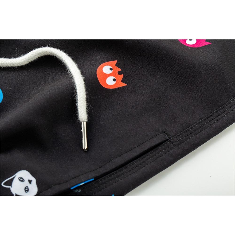 Casual 3D Printed Beach Shorts Cropped Shorts Summer Surfing Shorts Quick Drying Men's Shorts