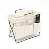 Strellia Mirado Living Rack Magazine Rack Desk Table Sofa Side Newspaper Living Room Office Bag Blanket Storage 3 Pockets Handle Remote Control Tablet