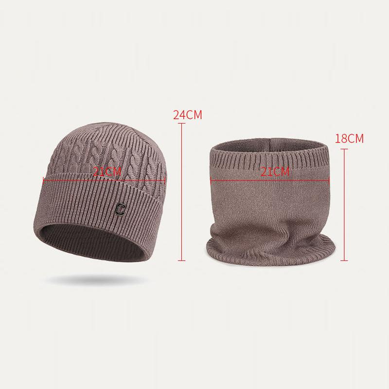Women Men Winter Wool Hat Coldproof Warm Ear Protection Cap Outdoor Windproof Knitted Ski Hat