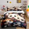 Cute Cartoon Cats Bedding Set Bedding Duvet Cover Set Duvet Cover Pillowcases (1 * Duvet Cover 2 * Pillowcases, without duvet insert)