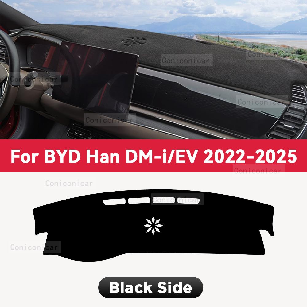For BYD HAN DM-i EV 2025 Car Dashboard Cover Mat Sun Shade Pad Avoid Light Mat Instrument Carpet Protection Accessories