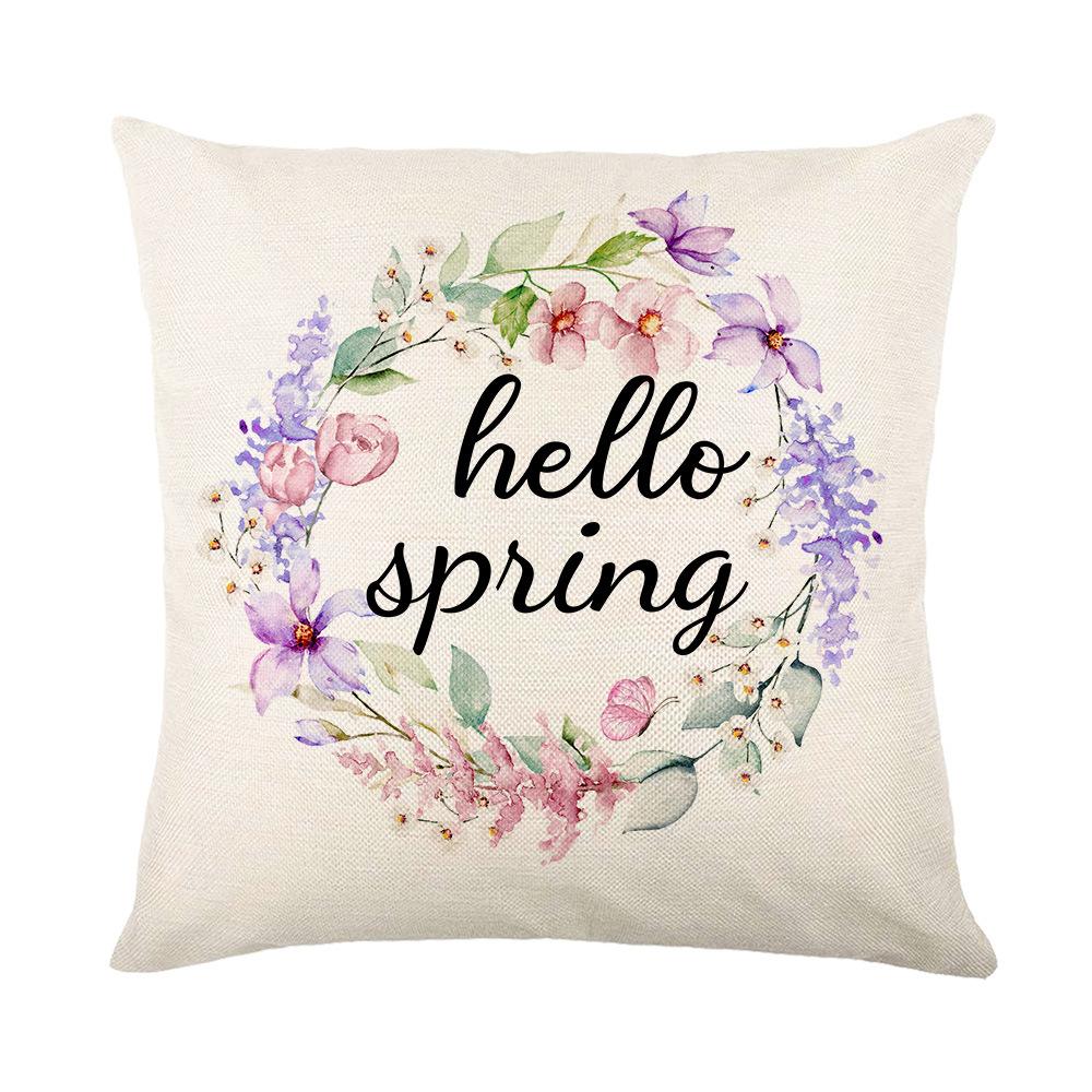 Spring New Style Pillow Garland Car Sofa Pillow Case Combination Bedroom Pillow Case