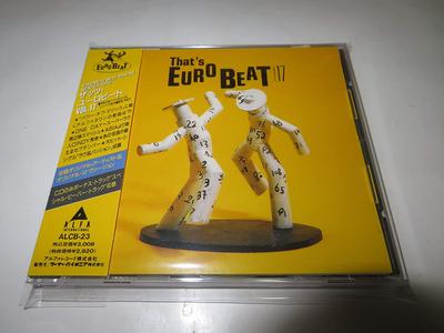 CD VARIOUS  Thats Eurobeat VOL.17 ALCB23 Alfa Internatio 1990 Japan ObiDance  Electronica Used