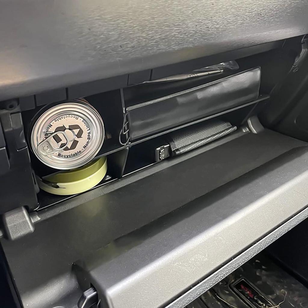 EDBETOS Glove Box Dividers Organizer Compatible with Toyota 4Runner Accessories 2010- 2024/ Lexus GX 460 (2010-) ert Box ABS Secondary Storage