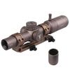 T-EAGLE 1.2-6x24IRHK-DE Variable Magnification Short Scope Mil-Dot (with One-Piece Mount)