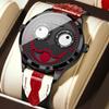 Top Brand Cross-border New Clown Men's Watch Fashion Personality Waterproof Belt Watch