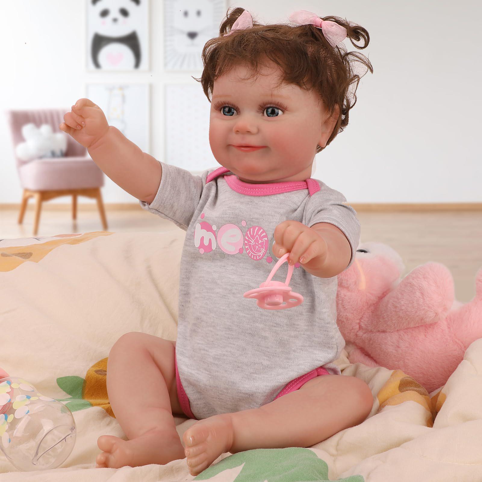50cm Realistic Maddie Reborn Baby Doll 20-inch (50cm) Cloth Body