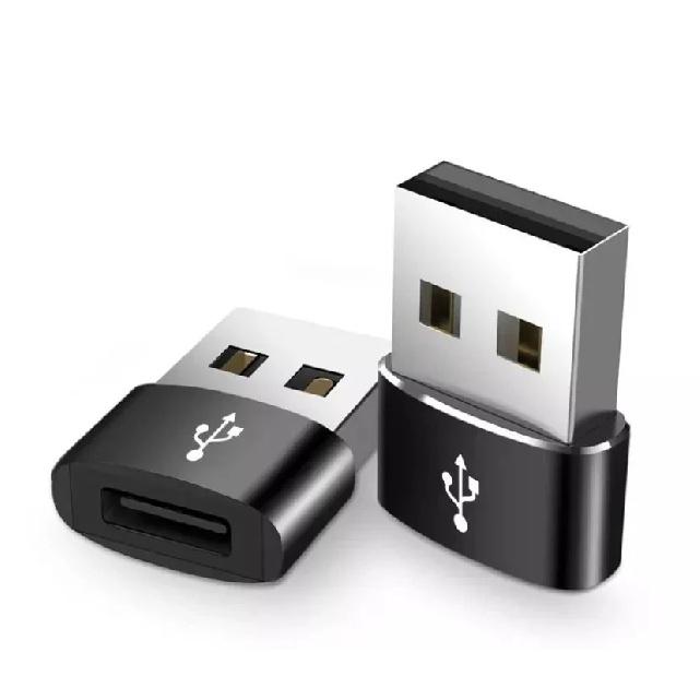 100pcs USB-C Adapter Type C To USB2.0 Adapter Male To Female USB C Converter Type-C Converter for PC Laptop Cell Smartphone