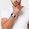 Unisex Leather Strap Analog Watch Waterproof Popular Stylish Square Women's Men's Business Casual Black Birthday Anniversary Christmas Valentine's