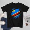 Unisex Unisex Congolese DRC Democratic Republic of Congo Flag Tshirt Tees T Shirts WoUnisex Boys 100 Cotton TShirt