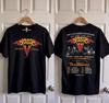 Sammy Hagar 2026 Tour Shirt Rick Springfield 2-Sided Rock Concert Tee