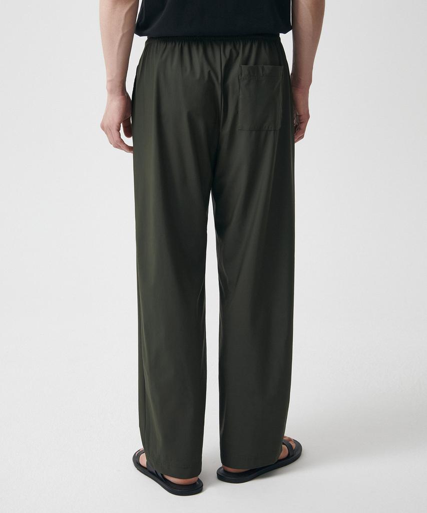 MUSINSA STANDARD Cooling Deep Tuck Wide Elastic Waist Pants [Khaki]