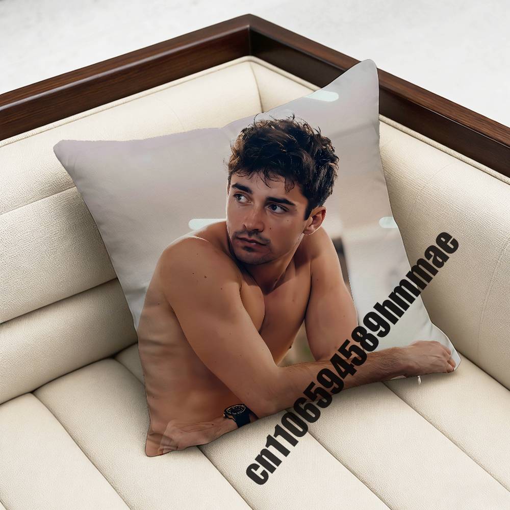 For CCharles Leclerc Throw Pillow Case Sham xcm xcm Square Car Pillowcase Pad Cushion Cover