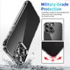 Premium Clear Anti-Yellowing Case for iPhone 17 Air 16 Plus 15 pro max, Shockproof Anti-Drop Air Buffer Corners Non-Slip Comfort Grip Phone Cover