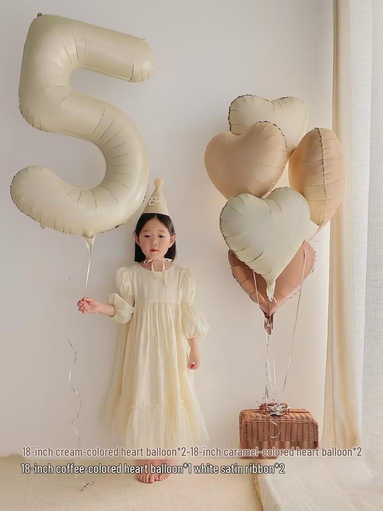 Children's 1st Birthday Number Balloons for Party Decorations and Photo Props.