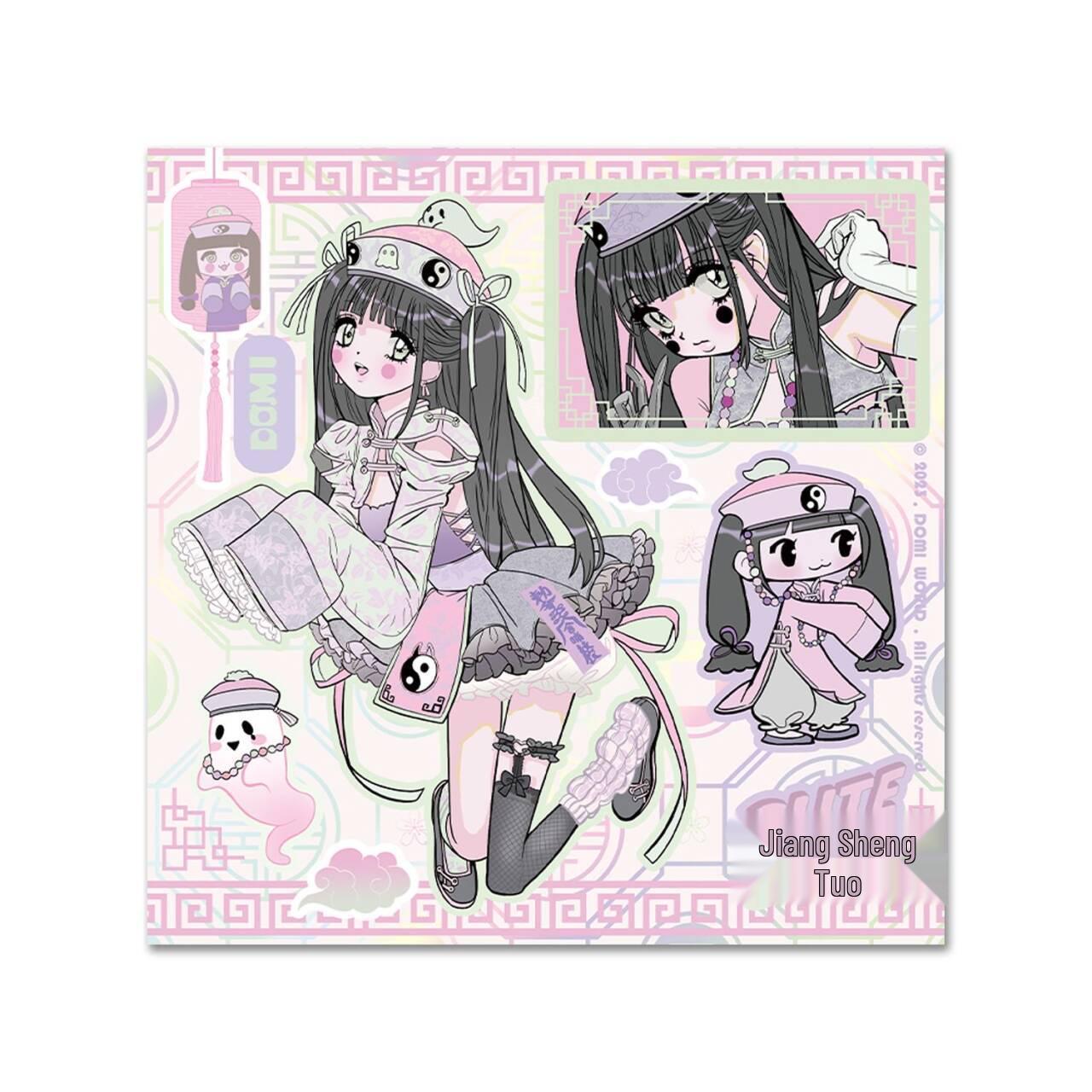 

2024 Набор стикеров Domi: Нестандартные открытки с персонажами, чехол для телефона своими руками и декор для журнала