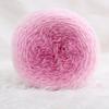 200g/ Roll Durable Gradient Color Wool Yarn Multicolor Handmade Long Velvet Yarn DIY Soft Knitting Yarn for Blanket Scarf