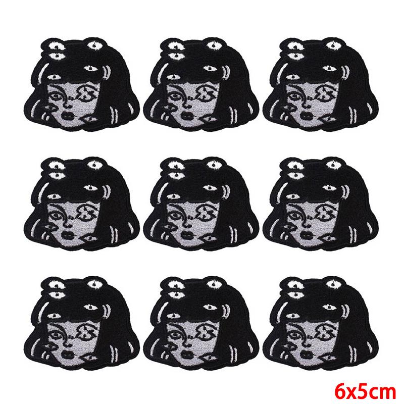 10 pezzi/lotto toppa da ricamo all'ingrosso termoadesiva sulle toppe per abbigliamento toppe su vestiti giacche decorazioni applique forniture per cucire