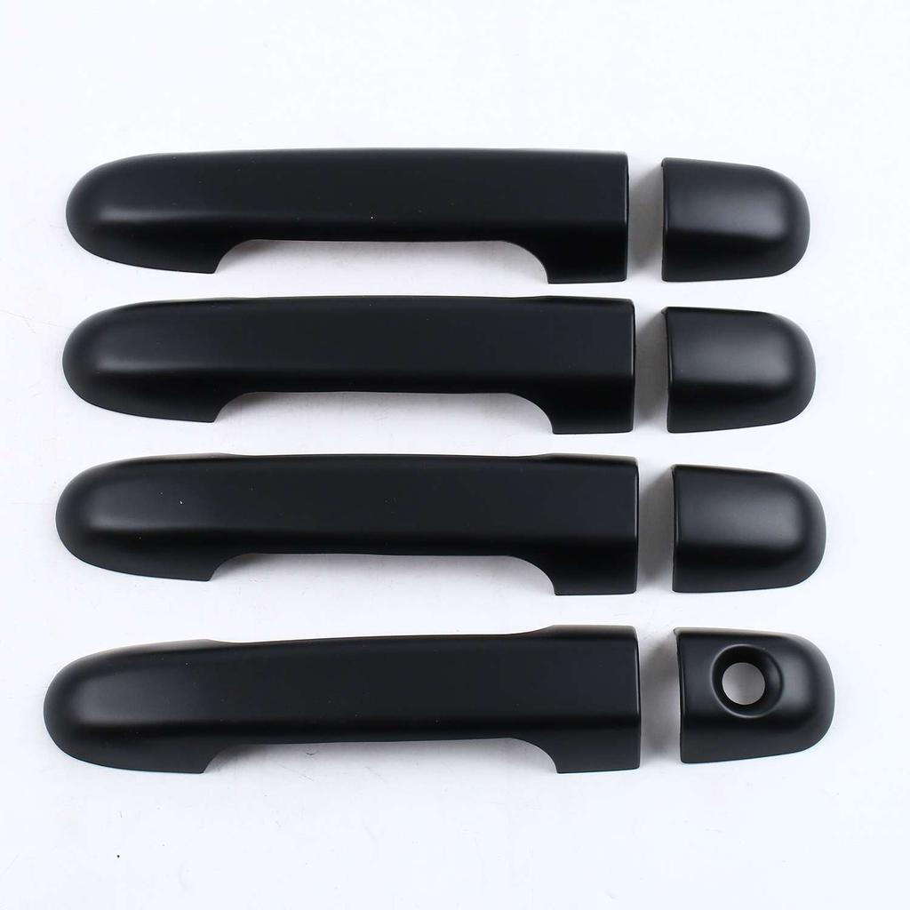 For Hyundai I30 2007 2008 2009 2010 2011 ABS Carbon Fiber Glossy Black Auto Door Handle Cap Cover Trims Sticker Car Accessories