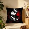 Stylish Eemily the Cool Strangered Cushion Cover Versatile DoubleSided Pillow Case Fit for Sofa Bed Car  Daily Decor