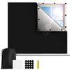 Easy Magnetic Shade Panel Adjustable Measurement No equipment Necessary Perfect For Rental Homes 300x145cm