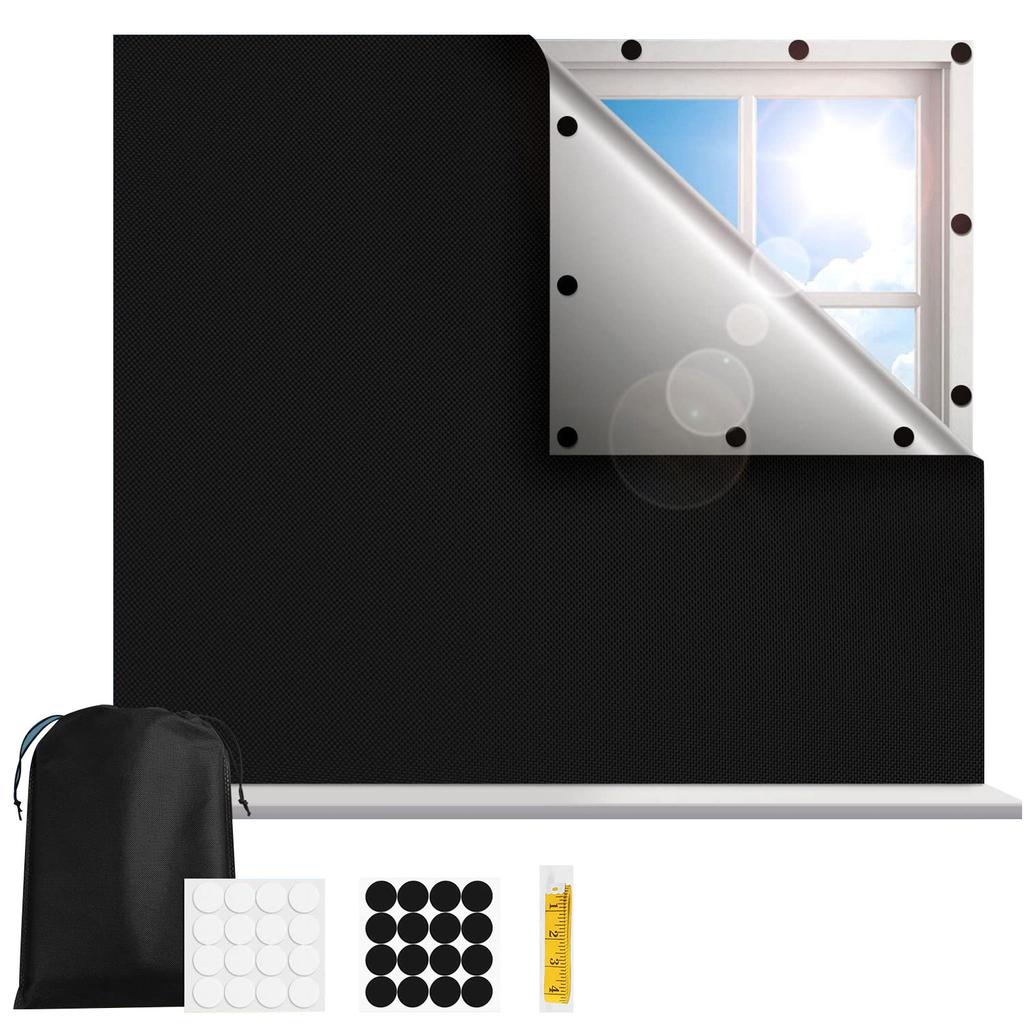 Easy Magnetic Shade Panel Adjustable Measurement No equipment Necessary Perfect For Rental Homes 300x145cm