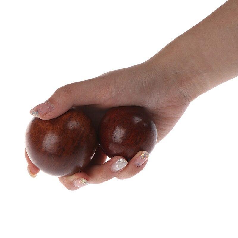5cm/6cm Mahagoni Holz Fitness Gesundheitsball Massage Handball Gesundheit Meditation Übung Stressabbau Bälle Handentspannung 1 Stück