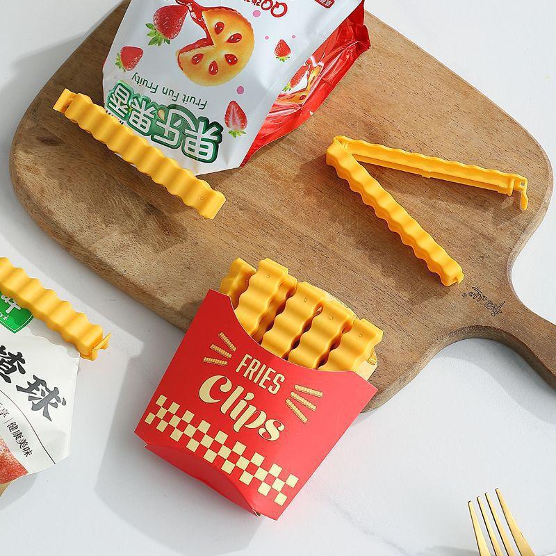 Creative French Fry Magnetic Snack Bag Sealing Clips