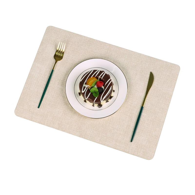 

ZISIZ Rectangular Fabric Dining Placemats - Set of 5