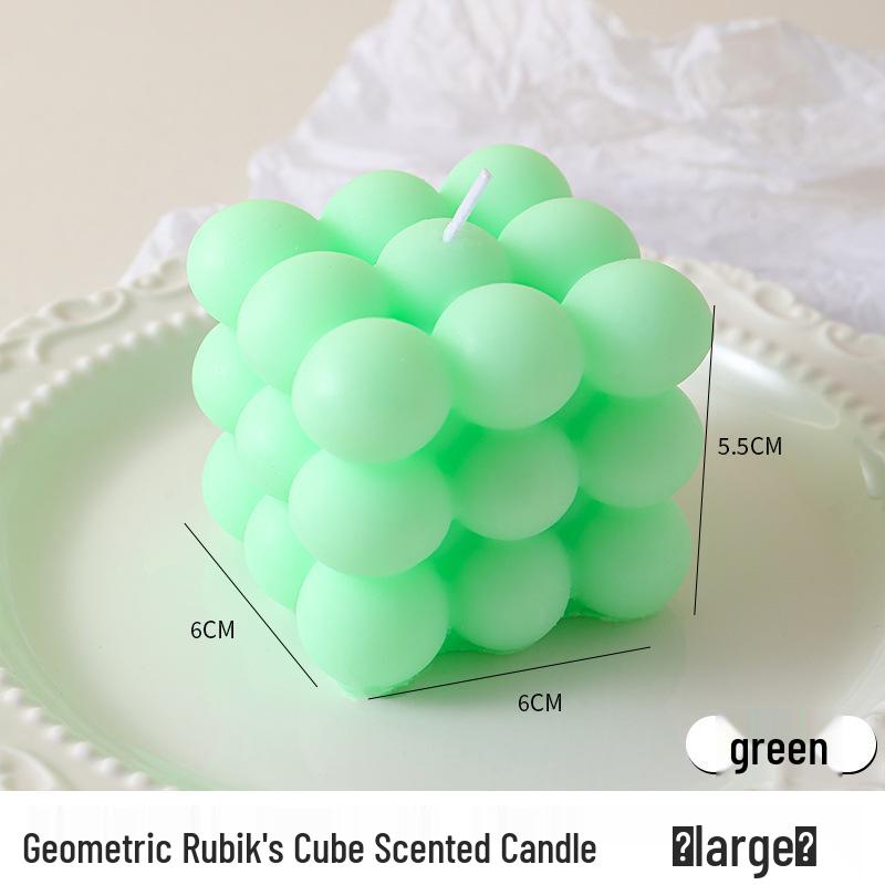 Shaping Magic Cube Aroma Candle: Elegant Home Decor & Unique Birthday Gift