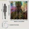 1pc Marvel Groot Shower Curtain with Hooks - Vibrant Superhero-Themed Bathroom Decor, Polyester, Machine Washable, Colorful Sp