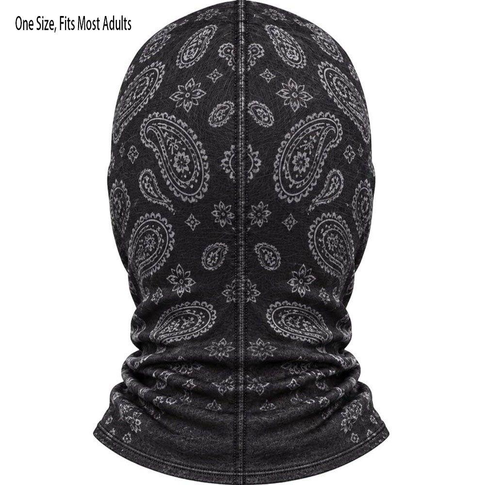 Missing Teeth Pattern Old Man Balaclava Face Mask 3D Face Printed Ski Mask Hood For Men Woman