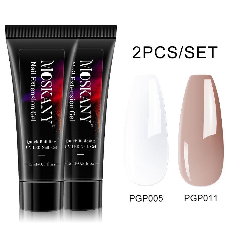 

Набор УФ-гелей с блестками для нейл-арта: Быстрый Кристальный Гель для Наращивания