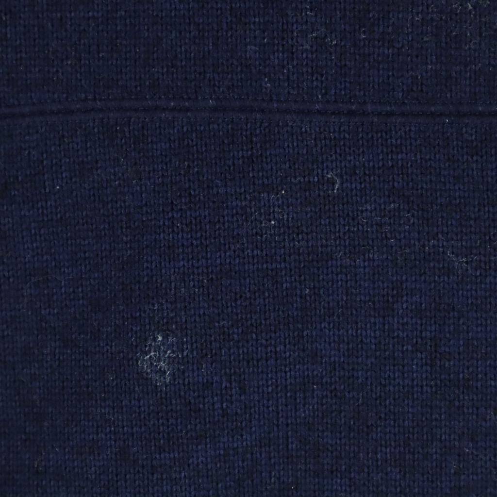 Foxfire knit Zip jacket L Navy Men's Used