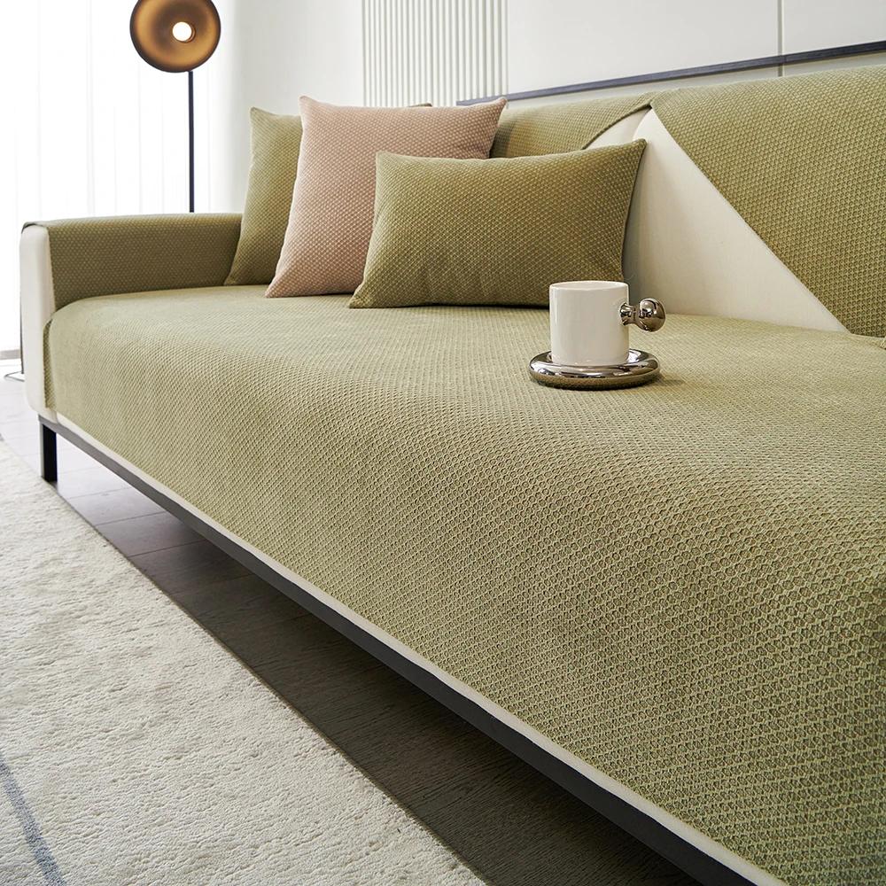 

Универсальный чехол для дивана, полотенце, однотонная подушка для дивана для гостиной, нескользящая подушка для дивана, подлокотник, чехол на спинку A 70x70cm 1pc