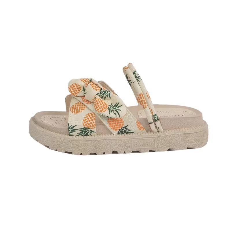 Platform Sandals Women's Summer Flat-bottomed Cool Slippers New Fashion Soft-soled Beach Shoes