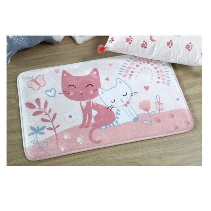 Tapis velours Les chats