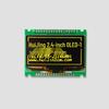 12864 OLED Display: Black Background, Yellow Text, SPI/I2C/Parallel Port, -40°C Low Temperature Resistance.
