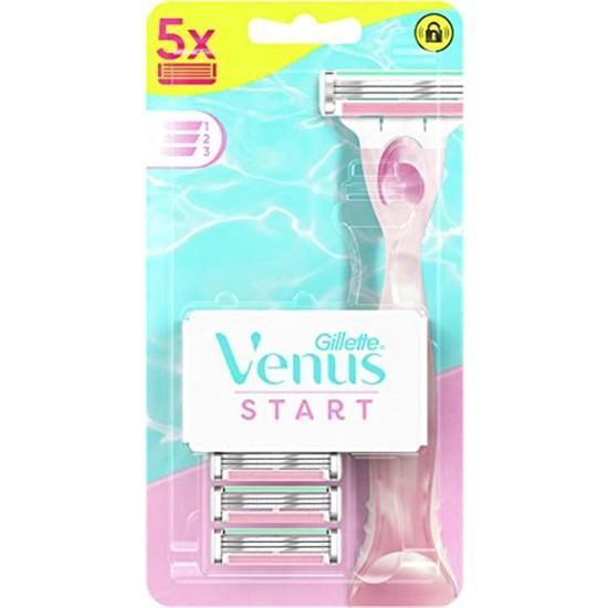 

Женские сменные лезвия для бритвы Gillette Venus Start, набор из 5 шт.