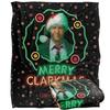 National Lampoon's Christmas Vacation Merry Clarkmas Headshot Blanket