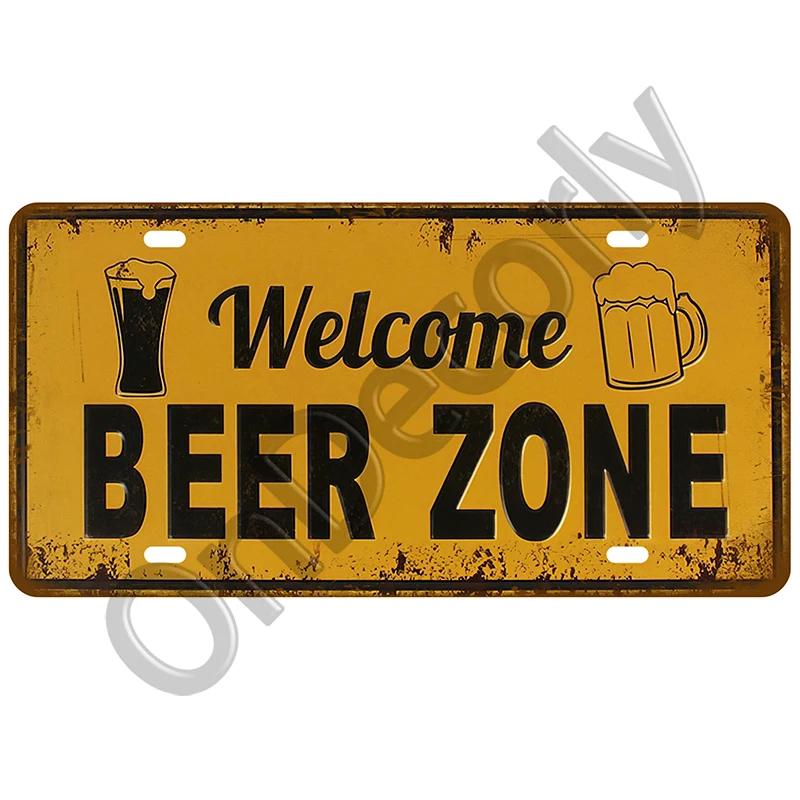 Tin Sign Plate Home Decor Vintage Metal Sign Funny Poster Tinplate Coffee For Bar Pub Club Man Cave Wall Decoration Wine Beer