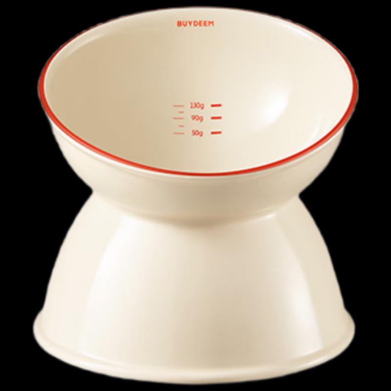 Buydeem Ceramic Slanted Anti-Tipping Pet Bowl