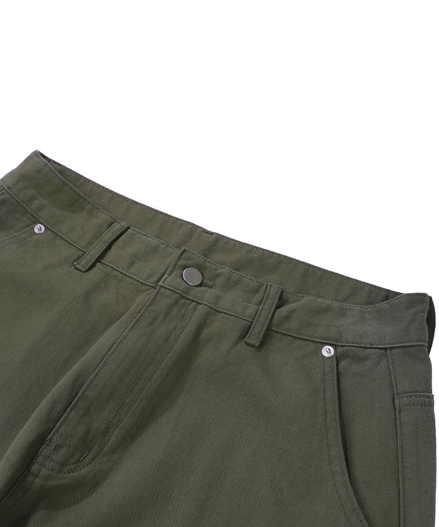 GAKKAI UNIONS Cotton Balloon Chino Pants Khaki