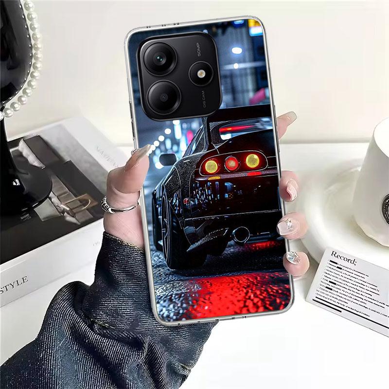 Cool Male Men Sports Cars Soft Phone Case For Xiaomi Redmi Note 15 14 14S 13 12 Pro Plus 12S 11 11S 11E 10 10S 11T 5G Fundas Coq