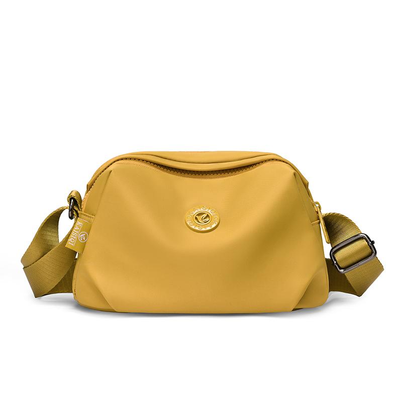 Большая сумка через плечо Легкая сумка через плечо жёлтый