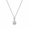 Maison De She Women'S Necklace Delicate Fit Cubic Teardrop Bcn012