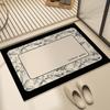 Cartoon Non-slip Absorbent Bathroom Mat - Stain-Resistant, Easy-Clean, Quick-Dry Carpet for Household Toilets and Doors