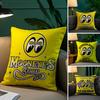 Cute Cartoon M-Mooneyes Pillow Case Comfort Sofa Bed Silky elegant Invisible zipper Decorative cushion cover